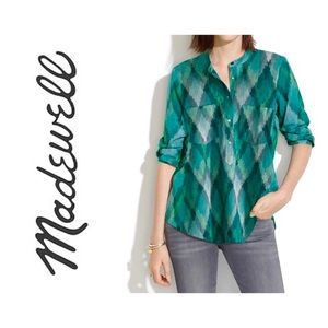 Madewell Wellspring Ikat Popover Tunic